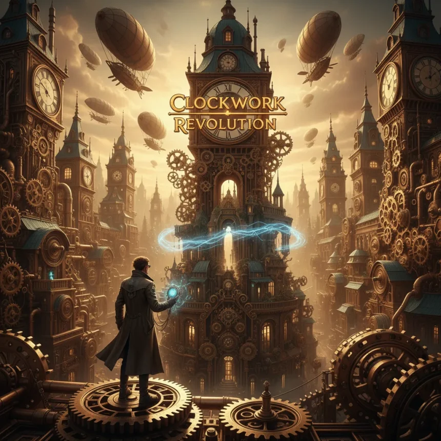 Clockwork Revolution is shaping up to be Xbox's most ambitious RPG — AI-generated illustration