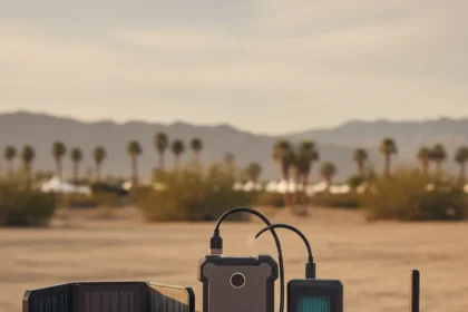 Coachella digital survival guide: 5 tech products you need — AI-generated illustration