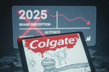 Colgate's AI slop mistake signals brand risk in 2025 — AI-generated illustration