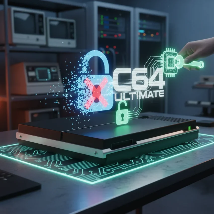 Commodore backs down on C64 Ultimate firmware lockdown — AI-generated illustration