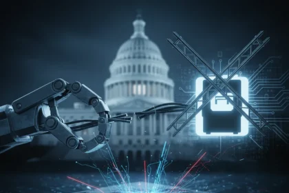 Congress targets chip export controls with MATCH Act crackdown — AI-generated illustration