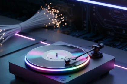 CoolGeek TS-01 Turntable Blends RGB Flash With Hands-Off Vinyl