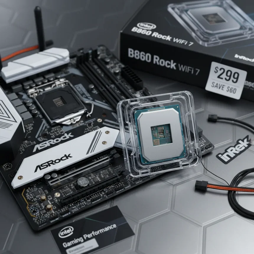Core Ultra 5 250K Plus bundle hits $299 with ASRock B860 WiFi 7