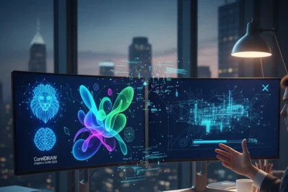 CorelDRAW Graphics Suite 2026 gains AI but stumbles on stability — AI-generated illustration