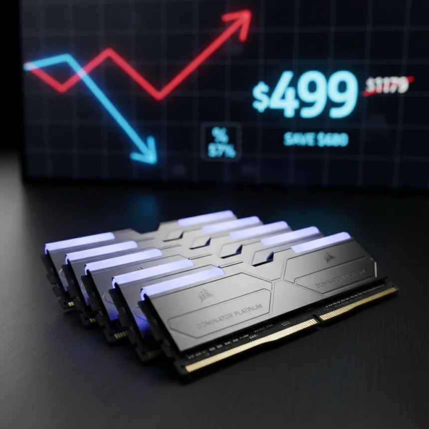 Corsair 96GB DDR5-6000 RAM hits $499—save $680 on rare kit — AI-generated illustration
