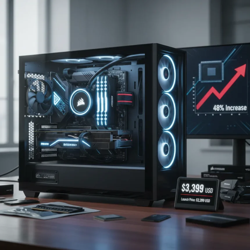 Corsair AI Workstation 300 price jumps 48% as memory costs spiral