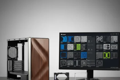 Corsair Frame 4000 Series configurator redefines PC case customization — AI-generated illustration
