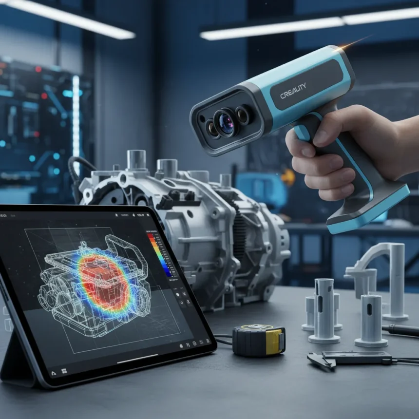 Creality Sermoon S1 3D scanner balances speed with real-world accuracy