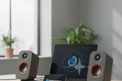 Creative Pebble Pro Punches Above Its Budget Price Tag — AI-generated illustration