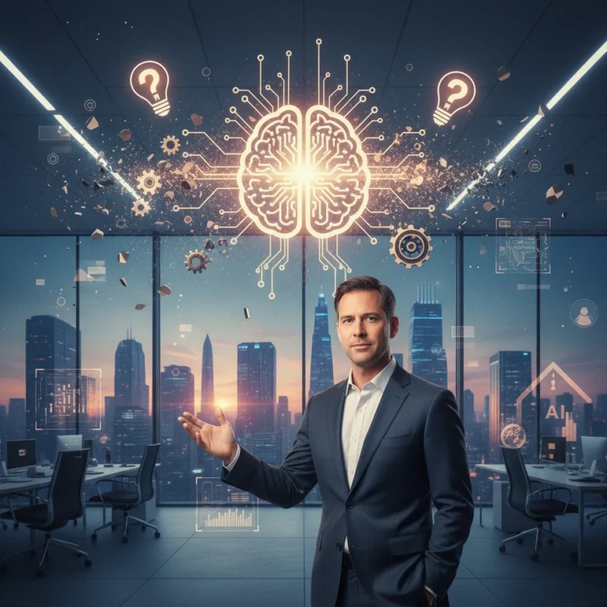 Critical thinking beats technical skills in the AI age, AWS CEO warns — AI-generated illustration