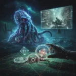 Cthulhu: The Cosmic Abyss excels at atmosphere but stumbles on fiddly mechanics — AI-generated illustration