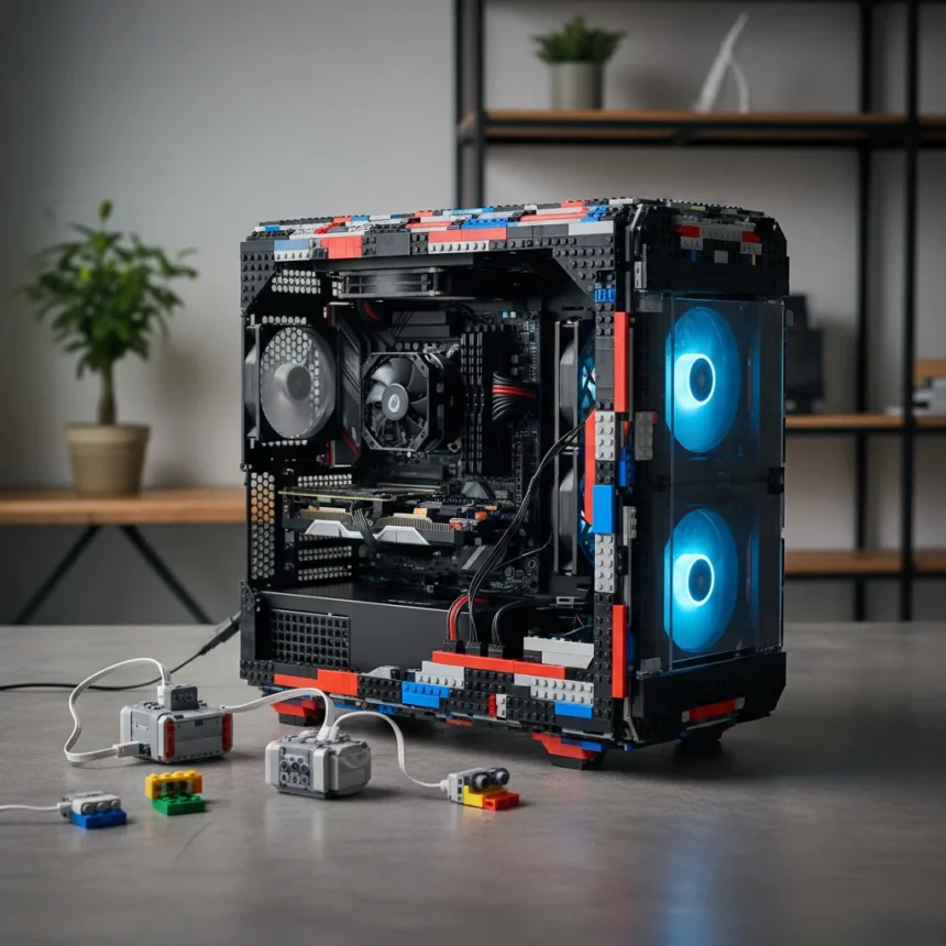 Custom Lego PC Beats Lego Smart Bricks on Cool Factor — AI-generated illustration