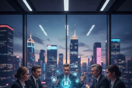 Cyber resilience is now a governance imperative — AI-generated illustration