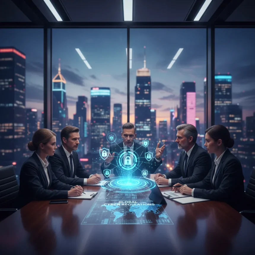 Cyber resilience is now a governance imperative — AI-generated illustration