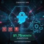 CyberGhost VPN drops to $1.75/month—undercutting rivals — AI-generated illustration