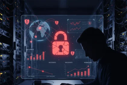 Cybersecurity workforce crisis threatens global security infrastructure — AI-generated illustration