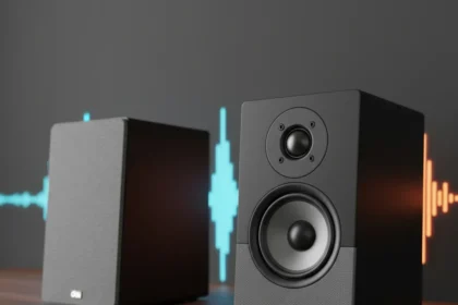 Dali Sonik 1 bookshelf speakers punch way above their price — AI-generated illustration