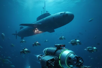 DARPA's Deep Thoughts Program Races to Build Cheap Deep-Ocean Drones — AI-generated illustration
