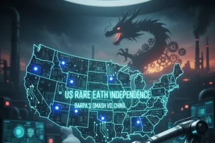 US rare earth independence: Can DARPA's Smash program beat China? — AI-generated illustration
