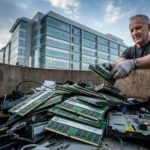 DDR4 ECC RAM Worth $20,000 Rescued From E-Waste Dumpster — AI-generated illustration