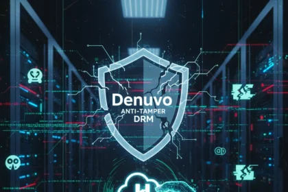 Denuvo Anti-Tamper DRM faces hypervisor-based bypass crisis — AI-generated illustration