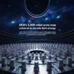DESI's 5,000 robot arms map universe to decode dark energy — AI-generated illustration