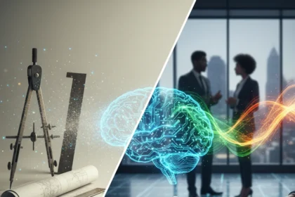 Design career change: craft skills fade, adaptability wins — AI-generated illustration