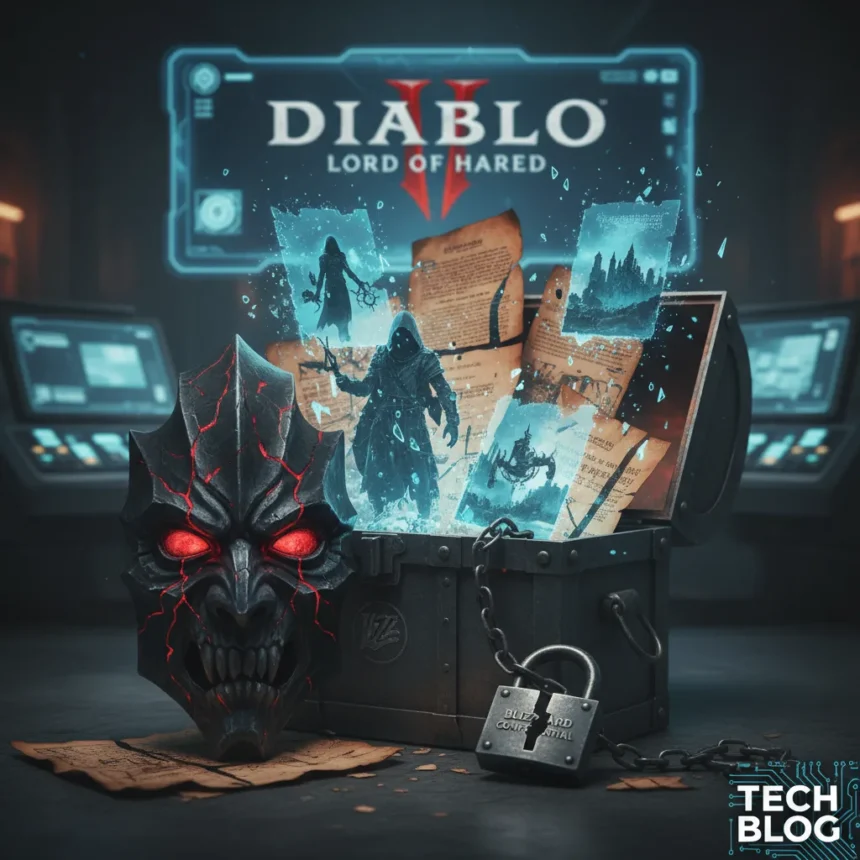 Diablo 4 Lord of Hatred marketing spoils the story Blizzard should hide — AI-generated illustration