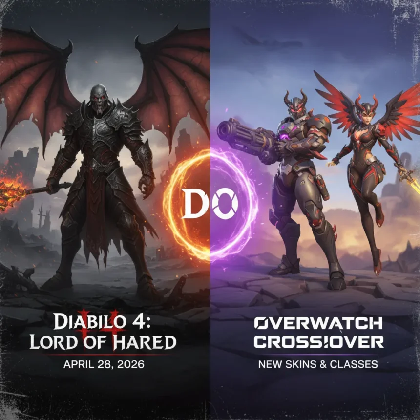 Diablo 4: Lord of Hatred Launches April 28 With Overwatch Crossover — AI-generated illustration