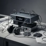 Multi-role digital music player-cum-amp struggles to excel at anything — AI-generated illustration