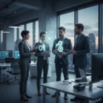 Digital workplace leadership: the skill companies can't hire or measure — AI-generated illustration