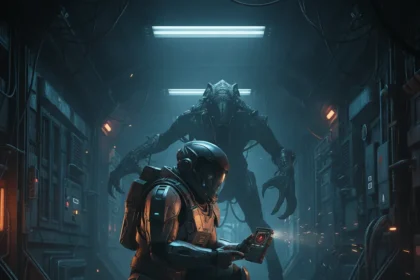 Directive 8020 is the Alien: Isolation successor horror fans deserve — AI-generated illustration