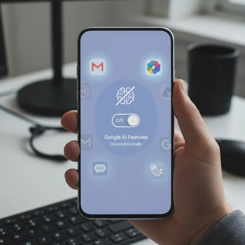 How to disable Google AI features across your Android apps — AI-generated illustration