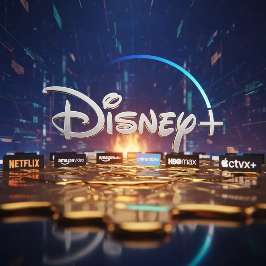 Disney+ Price Cut Signals Streaming Wars Are Heating Up — AI-generated illustration