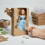 Disney's plastic-free Princess doll packaging redesign faces real obstacles — AI-generated illustration