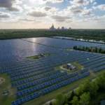 Disney's solar facility now powers 100% of daytime park operations — AI-generated illustration