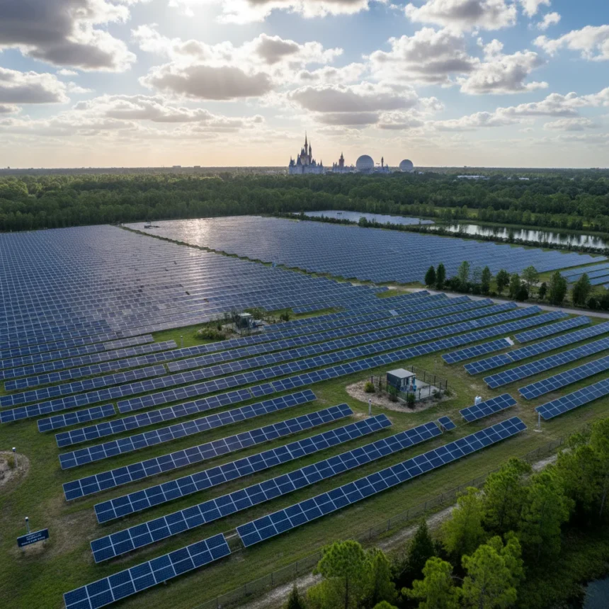 Disney's solar facility now powers 100% of daytime park operations