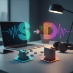 Why I Ditched Spotify for Deezer—and Stayed — AI-generated illustration