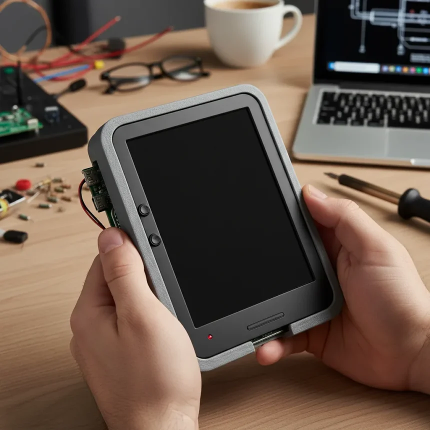 DIY pocket e-reader for $30 beats commercial rivals — AI-generated illustration