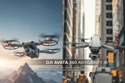 DJI Avata 360 vs Antigravity A1: Pro video wins, portability loses — AI-generated illustration
