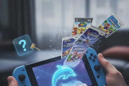 Dolphin Emulator on Switch Unlocks Thousands of Free GameCube and Wii Games — AI-generated illustration