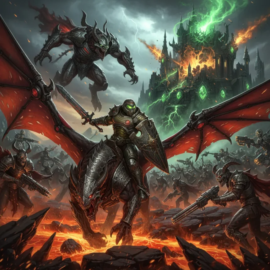 Doom: The Dark Ages Invades Diablo Immortal in April Crossover