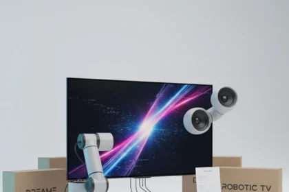 Dreame's robot arm TV claim lacks substance and specs — AI-generated illustration