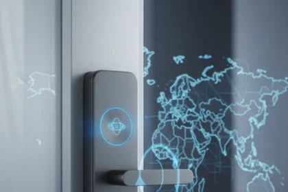 Dreame smart locks bring gyroscope precision to US market — AI-generated illustration