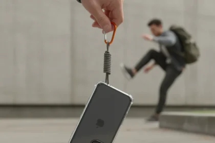 Drop-Proof Phone Protection: A Practical Hack for Clumsy Users — AI-generated illustration