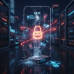 Duc money transfer app leaks 360,000 identity files in dual breach — AI-generated illustration
