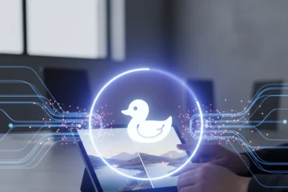 DuckDuckGo's anonymous AI photo editor changes privacy expectations — AI-generated illustration