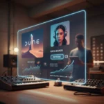 Dune music streaming platform challenges Spotify's artist income model — AI-generated illustration