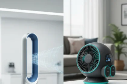 Dyson HushJet Mini Cool vs Shark ChillPill: Which portable fan wins — AI-generated illustration