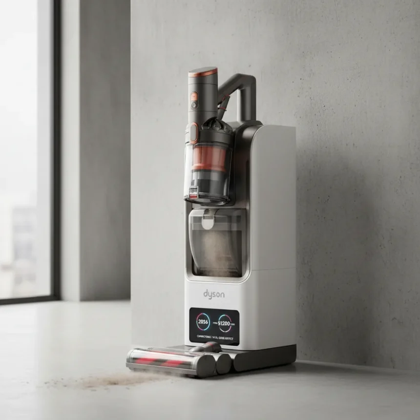 Dyson self-emptying vacuum arrives in 2026 – here's the pricing — AI-generated illustration